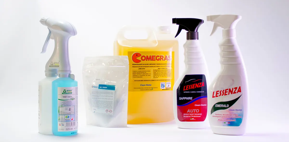 Productos de limpieza profesional que distribuye Clean Industrial